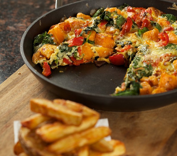 000 sweet potato and pepper fritata main 000 sweet potato and pepper fritata main